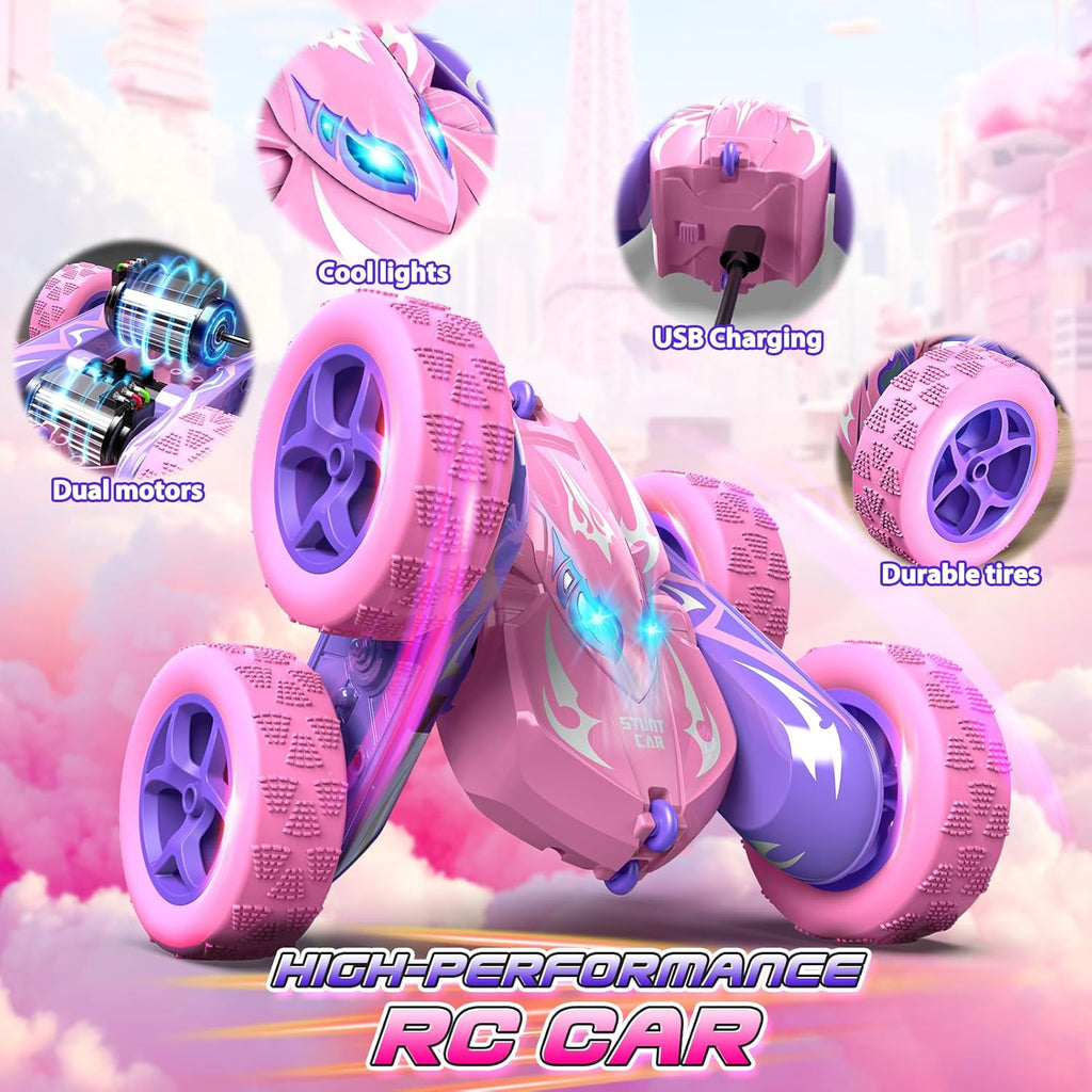 Tintedlooks™ Dreamland RC Stunt Car LED Lights - Xmas Gift Toys