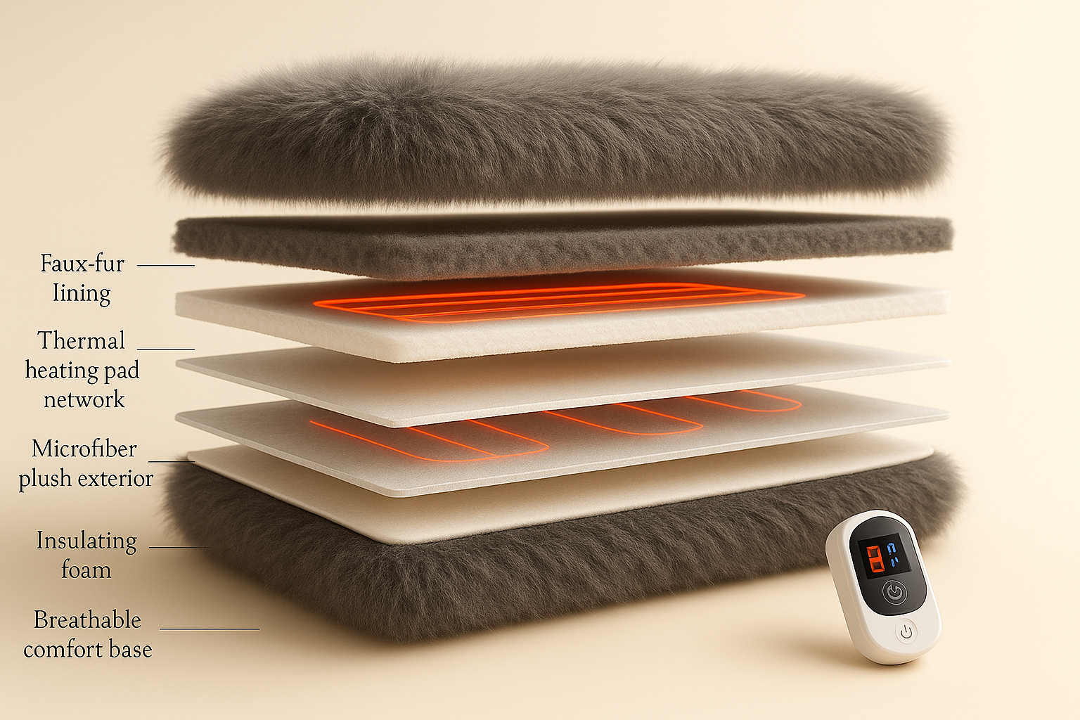 Close-up of performance fabric